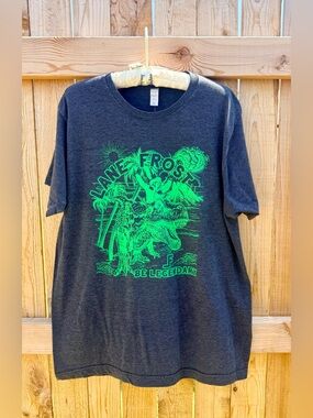 Lane Frost Be Legendary Dinosaur Graphic T Rodeo Bull Riding Western Oklahoma